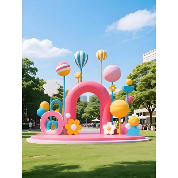 Themed Play Sculptures For Parks Tourism Custom Whimsical Landmarks
