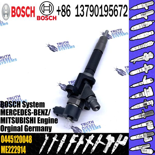 0445120048/0445120049 inyector común del carril para las piezas del motor diesel de MITSUBISHI 4M50 ME223750