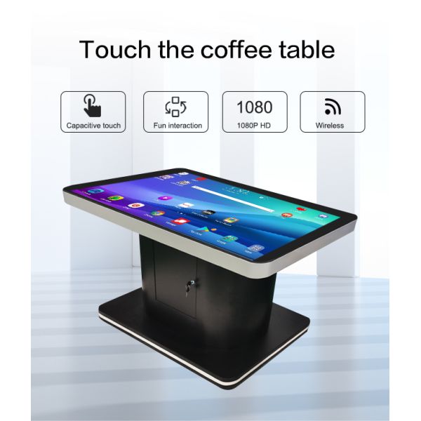 43 inch Board Game Touch Screen Table Advertising Player Top Restaurants Advertising Display Table