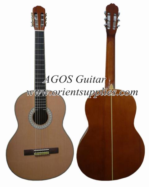 39inch Spruce plywood Classical guitar white ABS 5 lines CG3920AW5