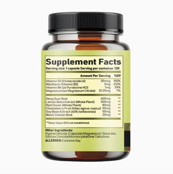 Multi-Benefit Menopause Relief Hormonal Balance - Women′s Herbal Menopause Probiotic Capsule Supplement
