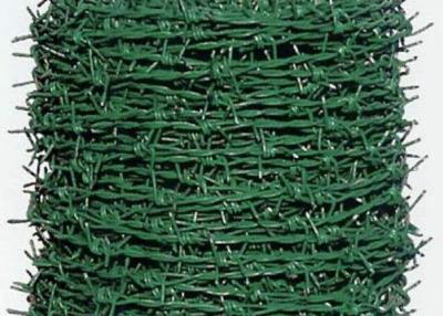 PVC Coated Security Barbed Wire Fencing With Low Carbon Steel Materials