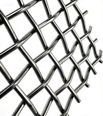 Hot-dipped Galvanized Crimped Wire Mesh with Customizable Aperture for Construction Wall Protection