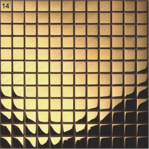 Wear-resistant Glass and Metal Swimming Pool Mosaics For Hotel