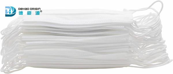 Adult White 3 Ply Dust Proof Face Mask Antiviral Medical Protective Face Masks