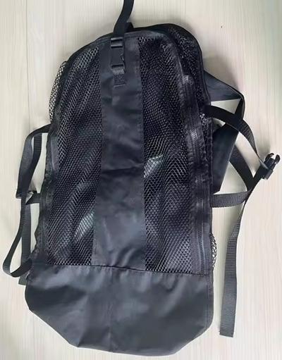 Customizable Foldable Scuba Mesh Backpack 45L Capacity For Outdoor Sports