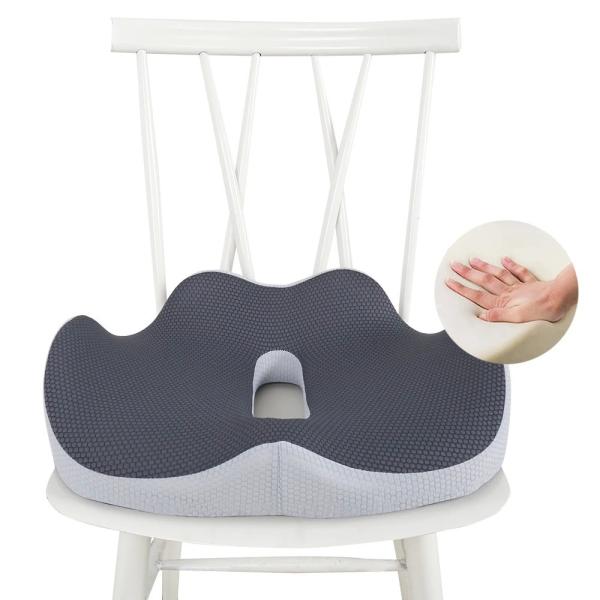 Anti-Static Knitted Memory Foam Cushion Relieve Tailbone Pressure for Office Chair
