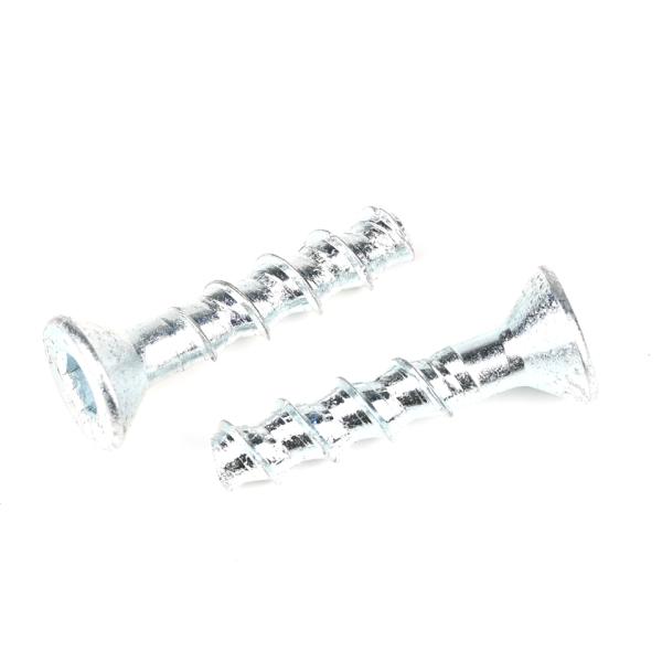 Payment term T/T Flat Head Hex Socket Zinc Plating Masonry Screws Customized Support
