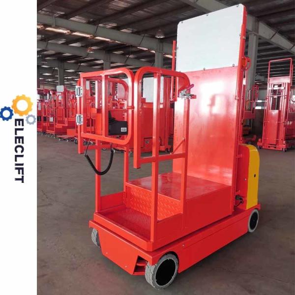 60 Inches Electric Stock Picker Turning Radius With Cushion Tires