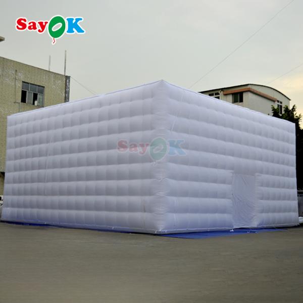 Waterproof Oxford Cloth Large LED Light Inflatable Party Event Tent For 200 People
