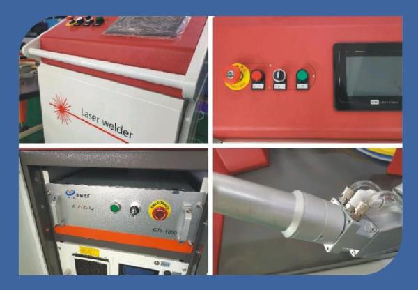 1000W Sheet Metal Continuous Welding Machine , Handheld Laser Welder CE FDA Approval