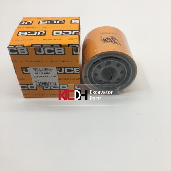 Фильтр для масла 581-18063 коробки передач затяжелителя машинных частей экскаватора Jcb