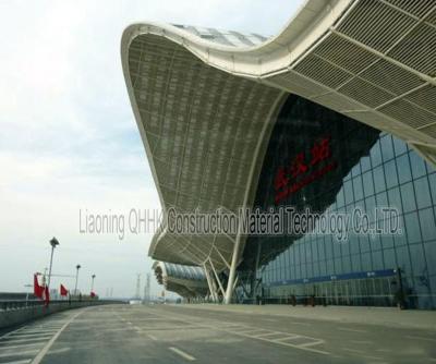 Ônibus/estação de caminhos-de-ferro pré-fabricados resistentes UV da casa pré-fabricada do grande período de construções de aço