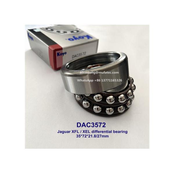 DAC3572 Jaguar XFL XEL con rodamiento diferencial de doble fila de empuje con bola de contacto angular de rodamiento 35*72*21,8/27mm