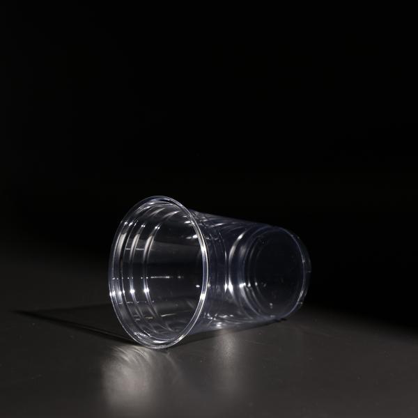 Leak Proof Lids PET Disposable Cup Clear Plastic Cold Drink Cup Customized Printing