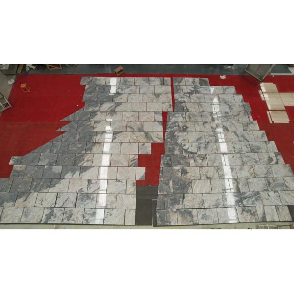 Italian Palissandro Blue Marble Luxury Stone Book-match Background Feature Wall Luxurious Flooring Stone