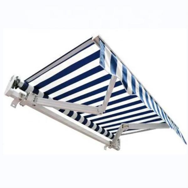 Outdoor Manual Garden Canopy Sun Shade Balcony Patio Retractable Awning with Materials