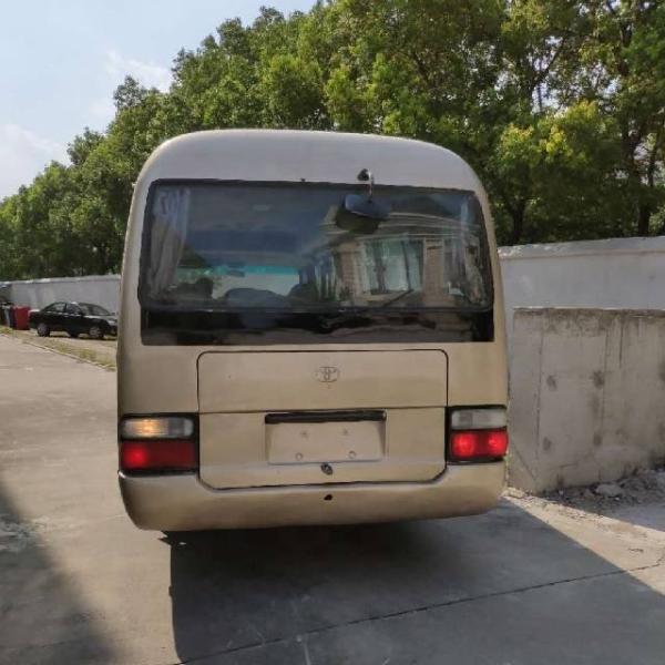 Ônibus usado 39000km dourado limpo da pousa-copos de Toyota da cor com direção esquerda