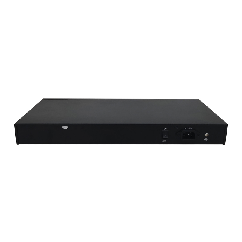 28 Port Gigabit AI Smart PoE Switch 24 10/100/1000Mbps PoE+ Ports 4 BT 60W PoE++ Ports 2 RJ45 Uplink 2 SFP IEEE 802.3af at bt Unmanaged 400W TBC-PSDL5124U-4PF