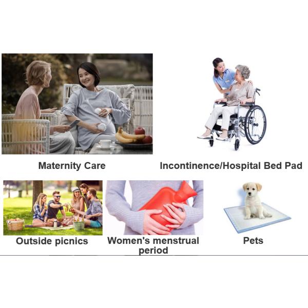 Индивидуальные одноразовые подгузники для взрослых при недержании с высокой впитывающей способностью