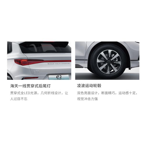 2024 BYD E2 Luxury SUV Speed EV Motor Left Steering Mini 4x4 Energy Electric Vehicle