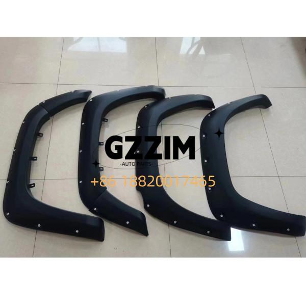 Roda de plástico preto para carros Flares Toyota Tacoma 2016-2022 Roda Wyebrow
