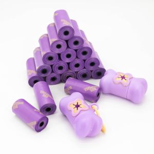 Ecofriendly Dog Poo Bag Rolls For Pet Waste Bags Bulk Tear Resistant