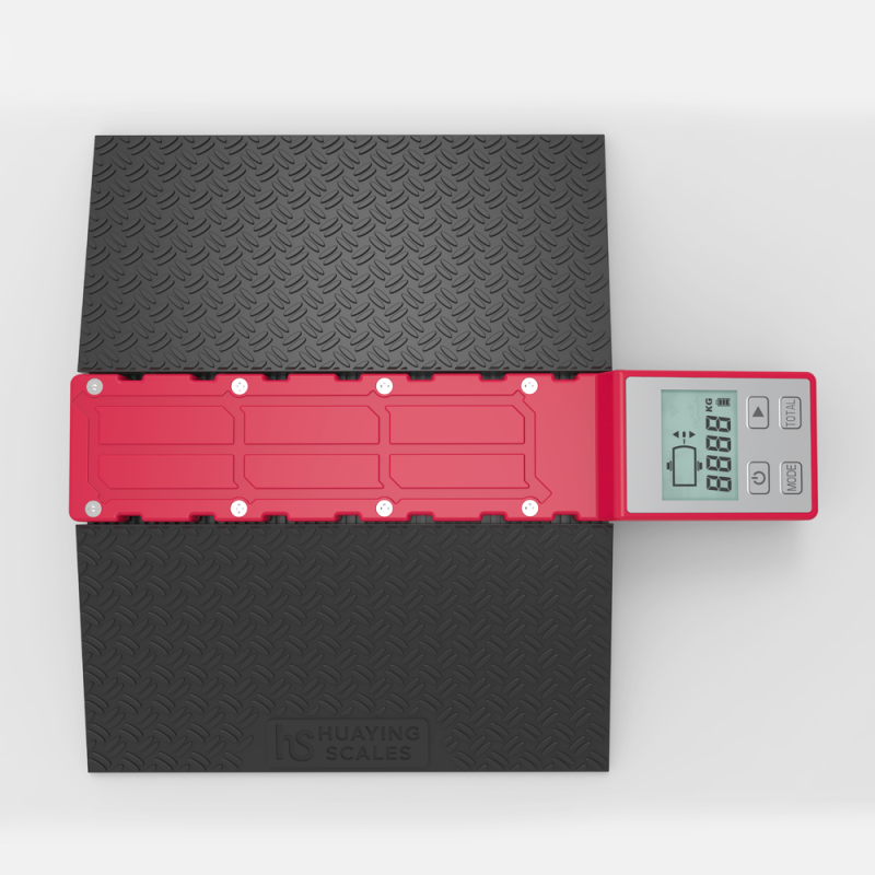 Caravan vehicle scales up to 1,500 kg for caravans & motorhomes + ramp for vehicle scales in a set