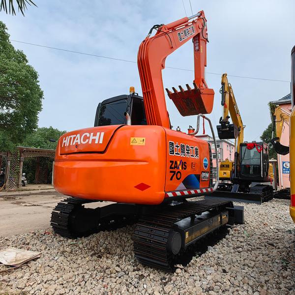40.5kw Hitachi ZX70 Mini Hitachi Second Hand Excavators 4170mm Depth
