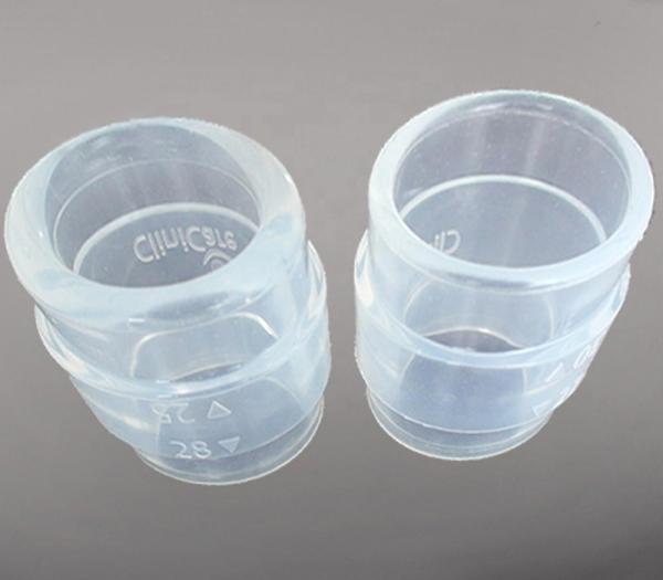 Transparent LSR Silicone Breast Pump Cylinder for Infants