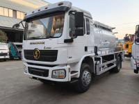 Shacman Jetter System Vacuum Sewage Tanker Truck , Sewage Suction Truck 240hp