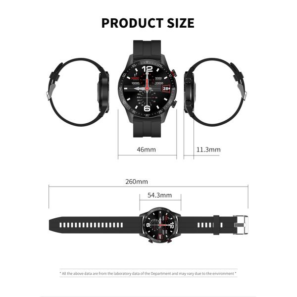Smartwatch Ip68 звонка экрана BTE L13 SK7 1.3inch делает водостойким