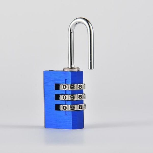 28MM 4-Digit Password Combination Padlock Chrome Plated Aluminum Double Blister RARLUX AM Model