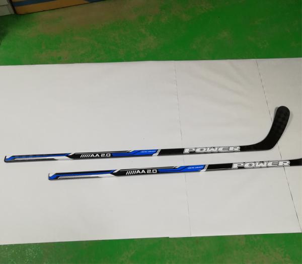 One Piece Composite Hockey Sticks 50% Fiberglass With Anti Slip Coating