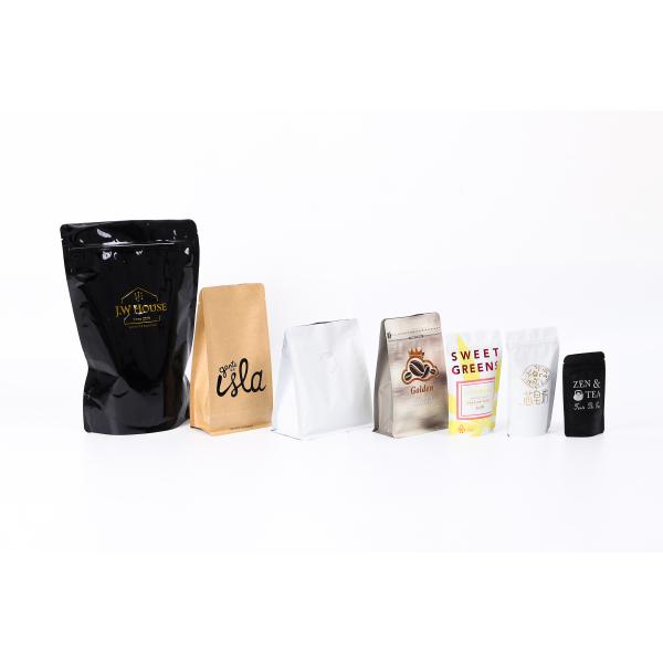 Фольга штемпелюя выбивая стойку вверх по мешку кофе ориентированному на заказчика