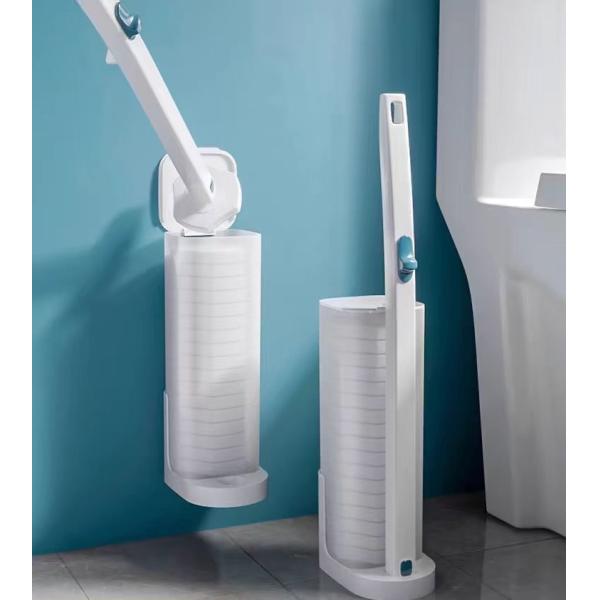 Customized Eco Friendly Disposable Toilet Brush Household With Ergonomic Handle