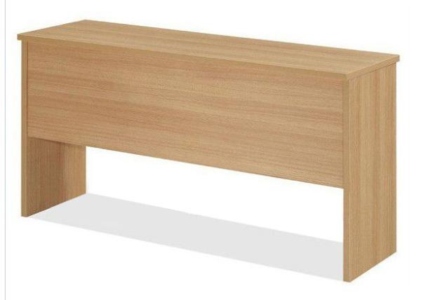 Golden Teak Color Office Training Tables Melamine Laminated Free Combination