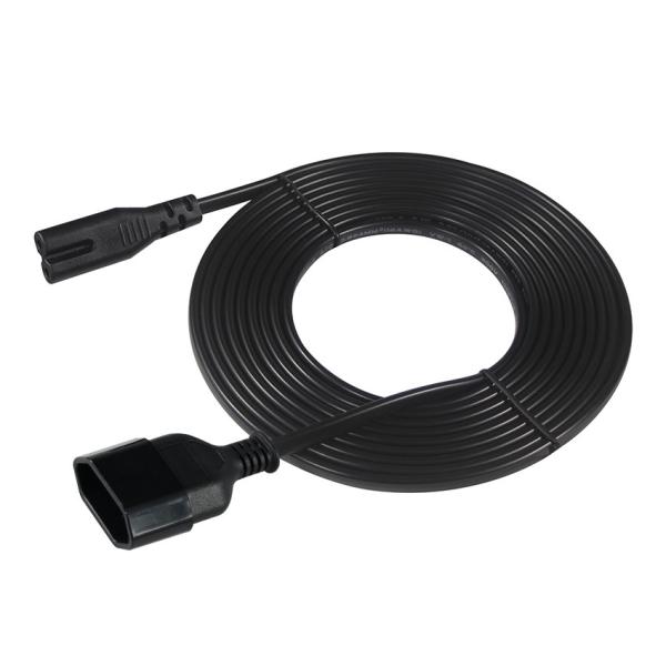 EU 2Pin 女性からC7電源コード 6ft 10A 250V