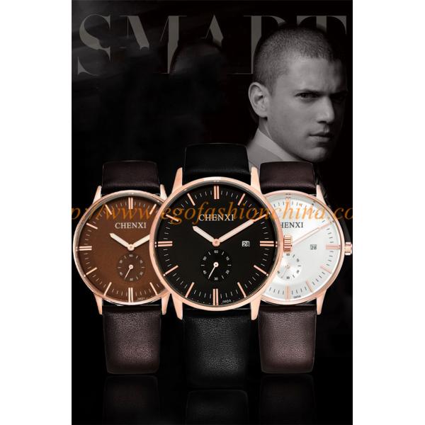 060 Leather Band Watch Fashion Jewelry Wholesale Cheap Watches Retailing Rose Gold Watch