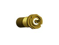 Conector fêmea de RCA do chapeamento de ouro para o amplificador RCA01-001 do automóvel da frequência ultraelevada
