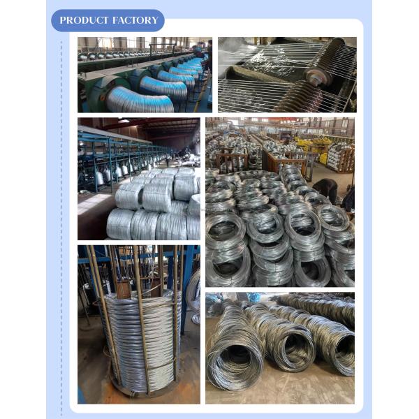 Cables de acero galvanizado de construcción BWG20 21 22 Cables de hierro Q195 Q235 para construcción de edificios