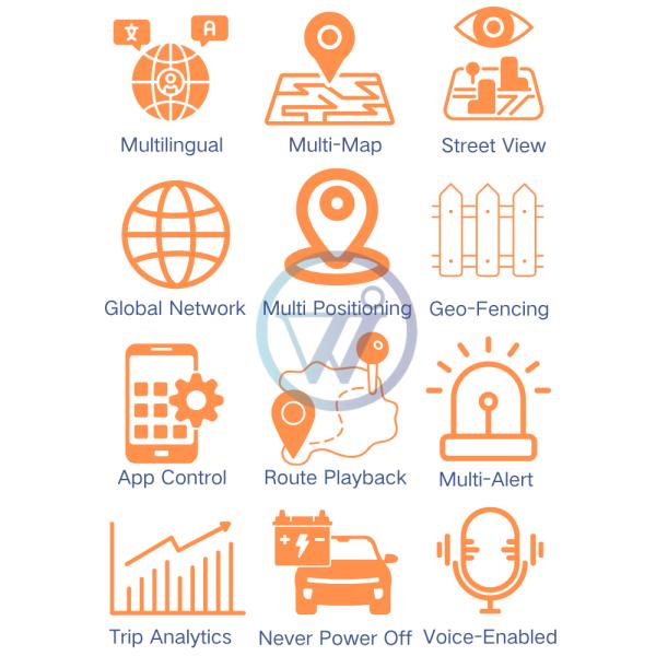 D08 D09 2G 4G 9~36V OBD OBD-II OBD2 GPS Tracker for Diesel Cars Vehicles