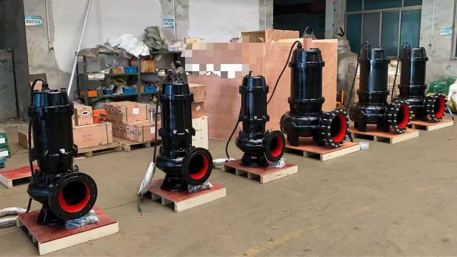 WQ Погружаемый насос для сточных вод 10m3/h -1300m3/h Сливный железный насос для сточных вод