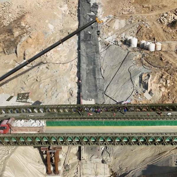 Durable Prefabricated Bridge Q235 Modular Portable Steel Bridge