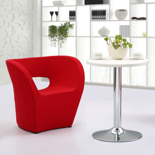 Creative Irregular Modern Leisure Lounge Chair Sofa Bed for Apartment Bedroom Living Room-Steel Frame Eco-Friendly