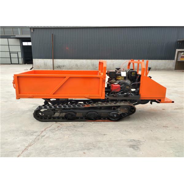 2T Rock Crawler Track Transporter Dumper Truck / Rubber Tracked Vehicle