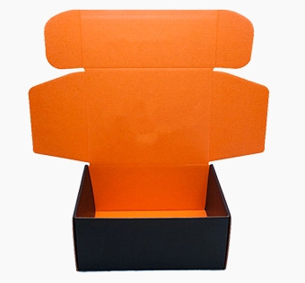 Eco Friendly Food Packing Boxes Custom Colored Printed Flat Corrugated Packaging Box