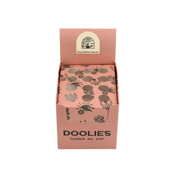 Custom Store Retail Countertop Tabletop Cardboard Display Box Stand Tray for Tubes