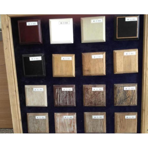 Beige French Country Style Living Room Couches , Solid Oak Wood Antique Fabric Sofa