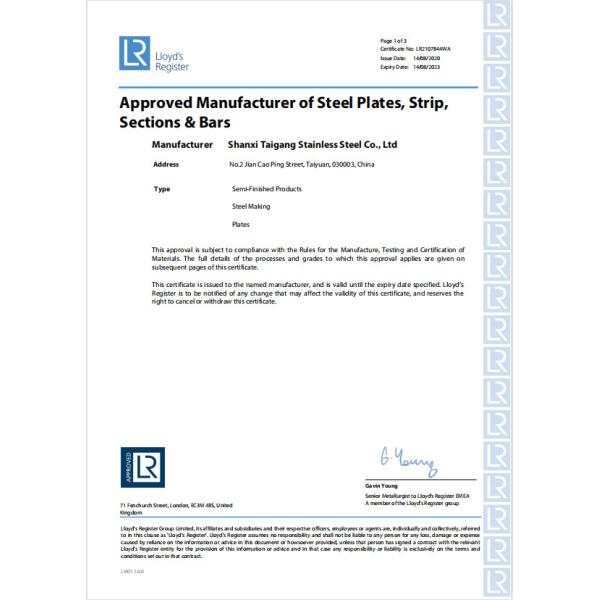 ShanXi TaiGang Stainless Steel Co.,Ltd